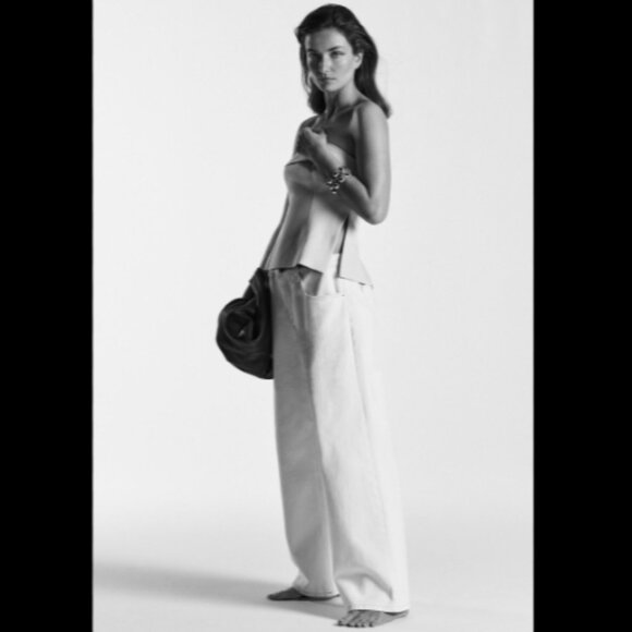 Brand New Women's Moon River High-Rise Straight-Leg Jeans - Picture 4 of 8